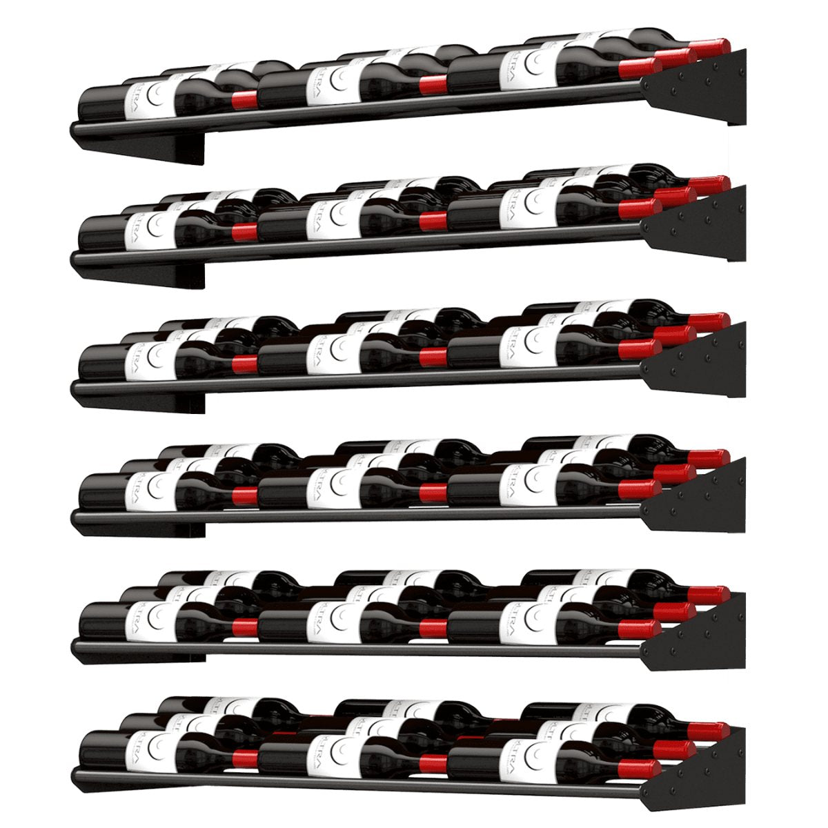 Ultra Showcase Standard Cascade Kits (66 - 99 Bottles) - Dynamic mounting options