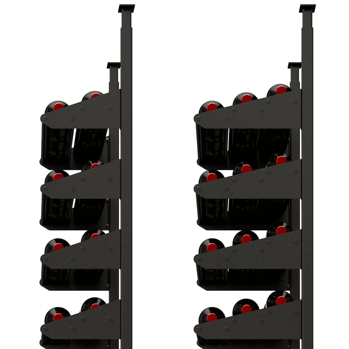 Ultra Showcase Standard Cascade Kits (66 - 99 Bottles) - Showing two sizes, double deep and triple deep