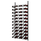 Ultra Showcase Standard Cascade Kits (66 - 99 Bottles) - wine rack system with cascading label-forward shelves storing multiple bottles
