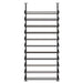 Ultra Showcase Standard Cork-Out Kit (121 Bottles) - Horizontal wine rack bare front view