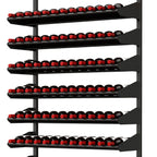 Ultra Showcase Standard Cork-Out Kit (121 Bottles) - Horizontal wine rack designed for stability