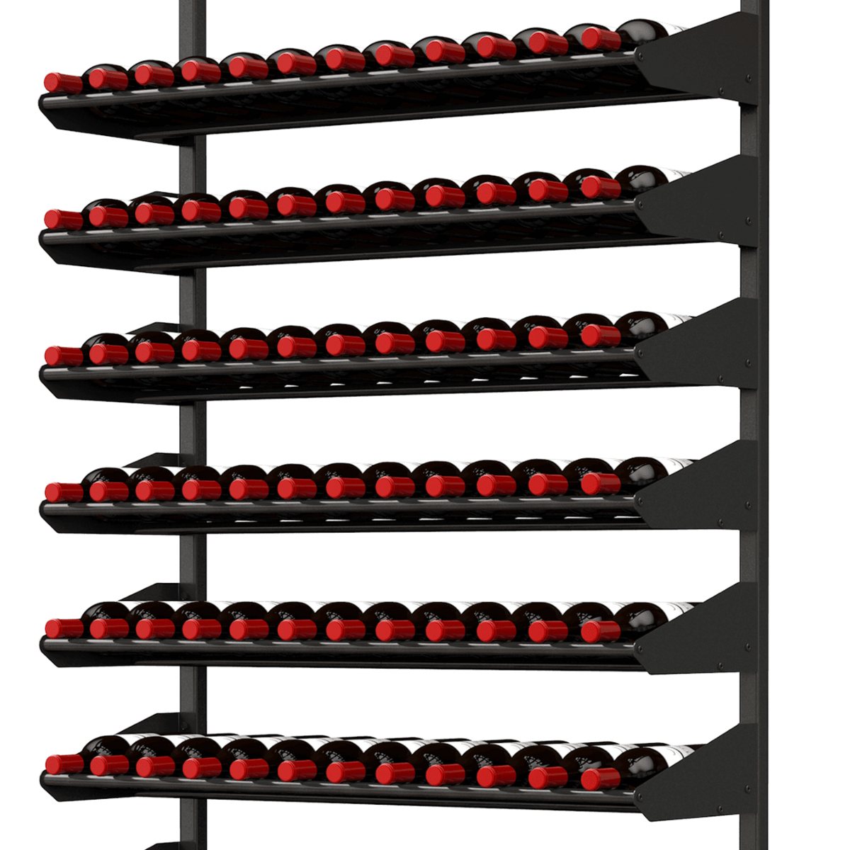 Ultra Showcase Standard Cork-Out Kit (121 Bottles) - Horizontal wine rack designed for stability