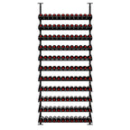Ultra Showcase Standard Cork-Out Kit (121 Bottles) - Horizontal wine rack front view