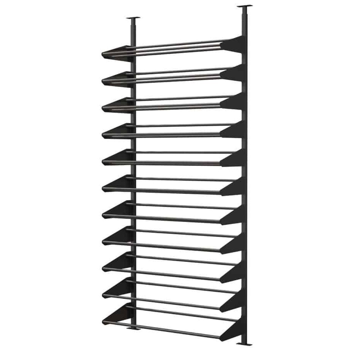 Ultra Showcase Standard Display Kit (121 Bottles) - Horizontal wine rack bare front right view