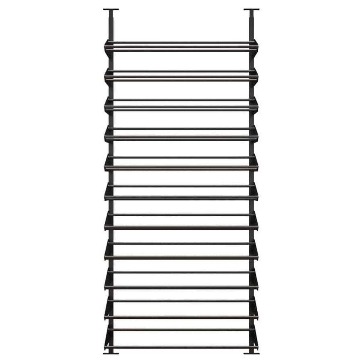 Ultra Showcase Standard Display Kit (121 Bottles) - Horizontal wine rack bare front view