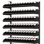 Ultra Showcase Standard Display Kit (121 Bottles) - Horizontal wine rack designed for stability