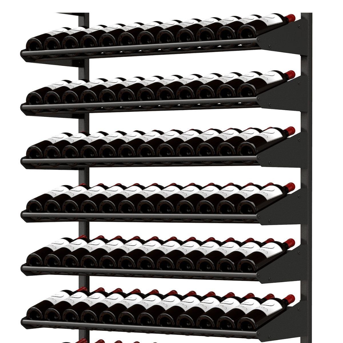 Ultra Showcase Standard Display Kit (121 Bottles) - Horizontal wine rack designed for stability