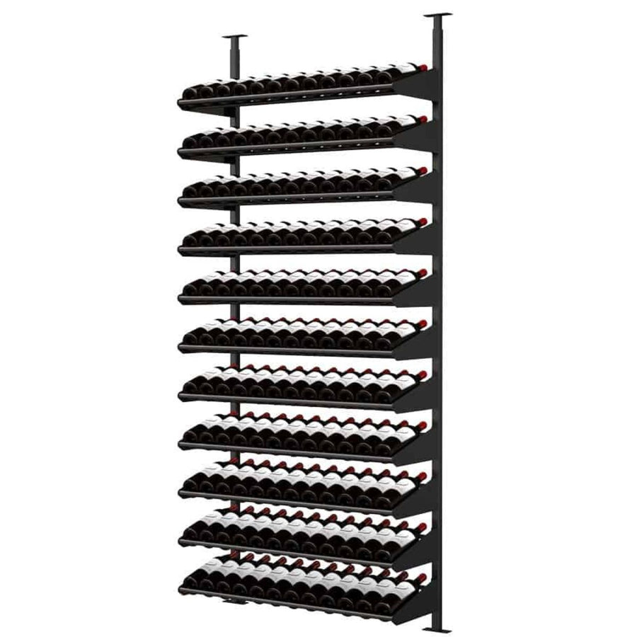 Ultra Showcase Standard Display Kit (121 Bottles) - Horizontal wine rack front right view