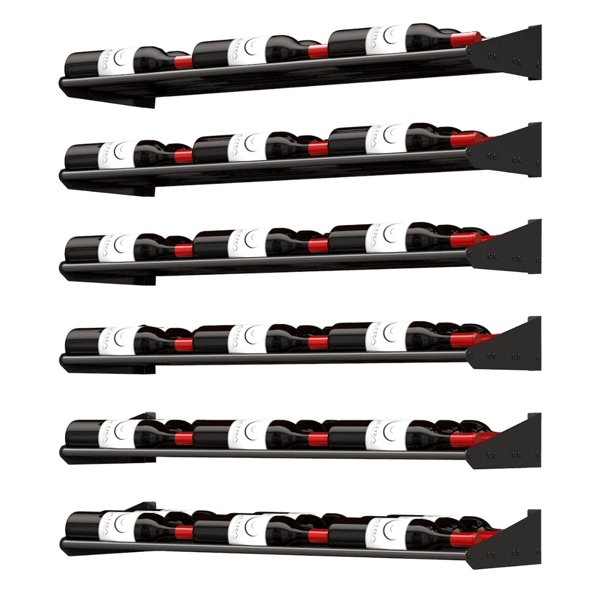 Ultra Showcase Standard Horizontal Kits (66 - 99 Bottles) - Dynamic mounting options