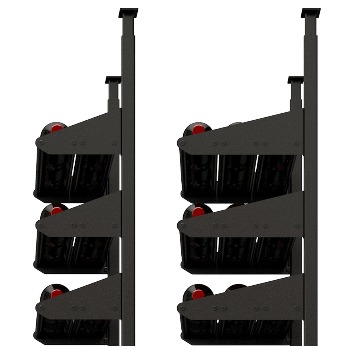 Ultra Showcase Standard Horizontal Kits (66 - 99 Bottles) - Showing two sizes, double deep and triple deep