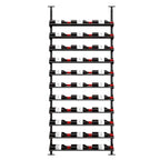 Ultra Showcase Standard Horizontal Kits (66 - 99 Bottles) - double deep wine rack shown