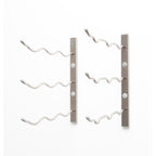 VintageView 1-Foot Wall-Mounted Wine Storage Rack Triple Depth 9 Bottles Configuration