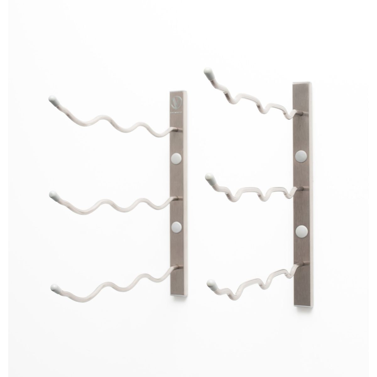 VintageView 1-Foot Wall-Mounted Wine Storage Rack Triple Depth 9 Bottles Configuration