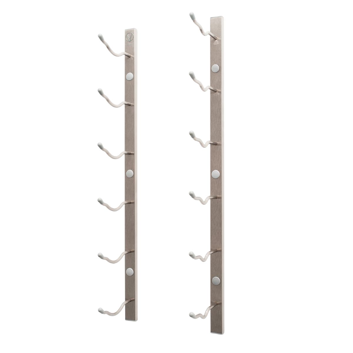 VintageView 2-Foot Wall-Mounted Wine Storage Rack Single Depth 6 Bottles Configuration