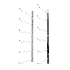 VintageView 2-Foot Wall-Mounted Wine Storage Rack Triple Depth 18 Bottles Configuration