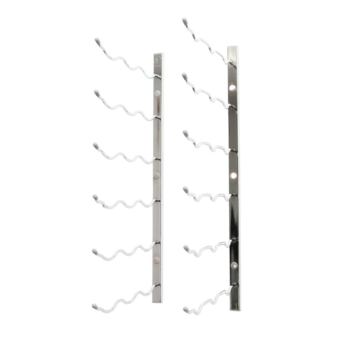 VintageView 2-Foot Wall-Mounted Wine Storage Rack Triple Depth 18 Bottles Configuration