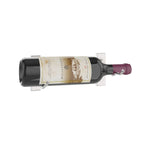 VintageView 4" Wall-Mounted Metal Wine Rack 1 Bottle Single Deep Brushed Nickel Shown