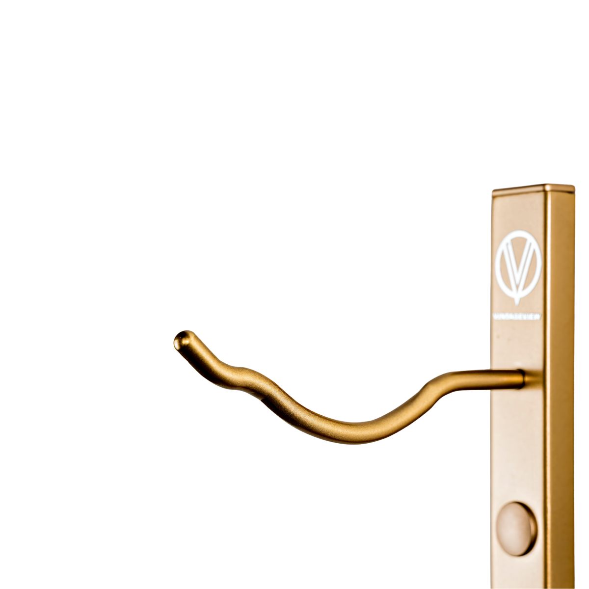 VintageView 4" Wall-Mounted Metal Wine Rack 1 Bottle Single Deep Close Up View