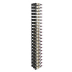 VintageView 7-Foot Wall-Mounted Wine Storage Rack Triple Depth 63 Bottles Chrome Luxe Shown