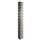 VintageView 8-Foot Wall-Mounted Wine Storage Rack Triple Depth 72 Bottles Golden Bronze Shown