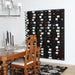 VintageView Feature Wall 6-foot wine rack kit installed as a dining room feature wall with label-forward bottle storage