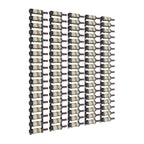 VintageView Feature Wall 6-Foot Wine Rack Kit Single Depth 90 Bottles Gunmetal Shown
