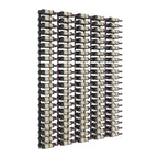 VintageView Feature Wall 7-Foot Wine Rack Kit Double Depth 210 Bottles Gunmetal Shown