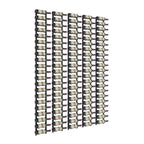 VintageView Feature Wall 7-Foot Wine Rack Kit Single Depth 105 Bottles Matte Black Shown