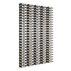 VintageView Feature Wall 8-Foot Wine Rack Kit Double Depth 240 Bottles Gunmetal Shown