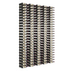 VintageView Feature Wall 8-Foot Wine Rack Kit Triple Depth 360 Bottles Golden Bronze Shown