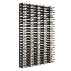 VintageView Feature Wall 8-Foot Wine Rack Kit Triple Depth 360 Bottles Gunmetal Shown