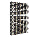 VintageView Feature Wall 8-Foot Wine Rack Kit Triple Depth 360 Bottles Matte Black Shown