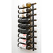 VintageView Magnum & Champagne Wall-Mounted Wine Rack - 9 Bottles Matte Black Label Out Shown