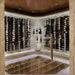 VintageView Magnum and Champagne wall mounted wine racks installed in a luxury wine cellar
