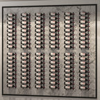 VintageView Magnum and Champagne wall mounted wine racks displaying large bottle storage
