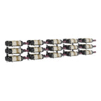 VintageView Over the Couch Wall-Mounted Wine Rack Kit Double Deep 30 Bottles Chrome Luxe Shown