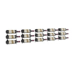 VintageView Over the Couch Wall-Mounted Wine Rack Kit Single Deep 15 Bottles Chrome Luxe Shown