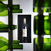 VintageView Perch 1 bottle vertical wall mounted wine rack displaying a single wine bottle as a minimalist accent feature