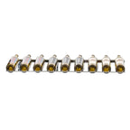 VintageView Presentation Row Wall-Mounted Wine Rack 9 Bottles Chrome Luxe Shown
