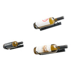VintageView Wall-Mounted Metal Wine Rack 1 Bottle Right Direction Matte Black Sample Images Shown