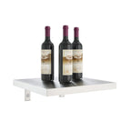 VintageView Wall-Mounted Wine Cellar Shelf Triple Deep Brushed Nickel Shown