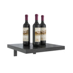 VintageView Wall-Mounted Wine Cellar Shelf Triple Deep Matte Black Shown 