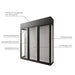 Vitrus 3 Door Glass Wine Cellar with Acrylic Racking - Parts of the Wine Cabinet with Diagram