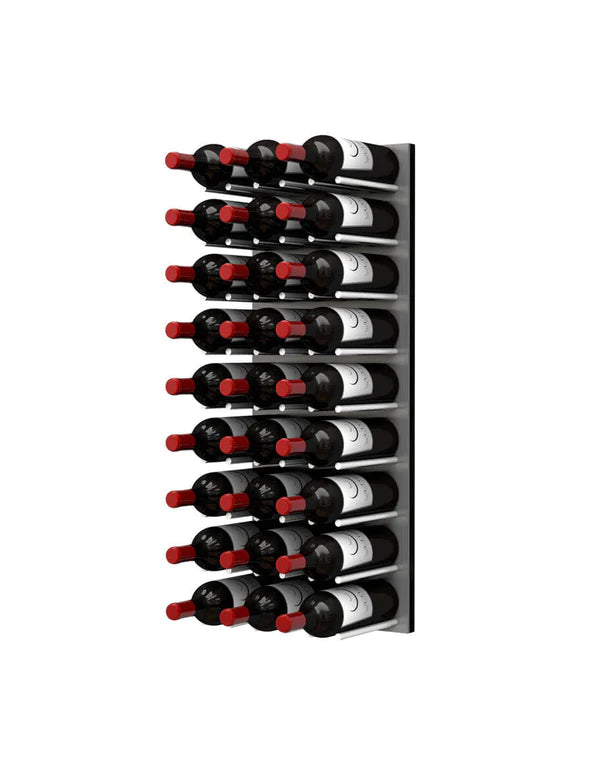 Fusion Wine Wall Rack 3FT (Cork Out) - Alumasteel (27 Bottles)
