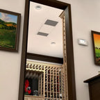 WhisperKOOL Ceiling Mount 8000 Wine Cellar Cooler System - Installed Wine Cellar Inside the Room