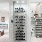 WhisperKOOL Extreme TiR 3500 Fully Ducted Wine Cooling System - View of a Small Wine Collection Inside the House