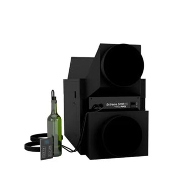 WhisperKOOL Extreme TiR 5000 Fully Ducted Wine Cooling System - Front View of the Cooling System