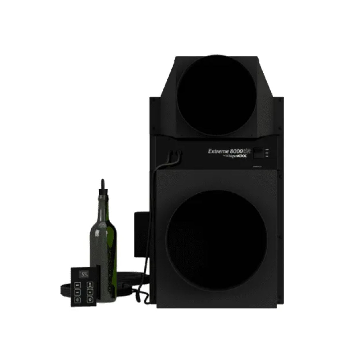 WhisperKOOL Extreme TiR 8000 Fully Ducted Wine Cooling System - Full System View