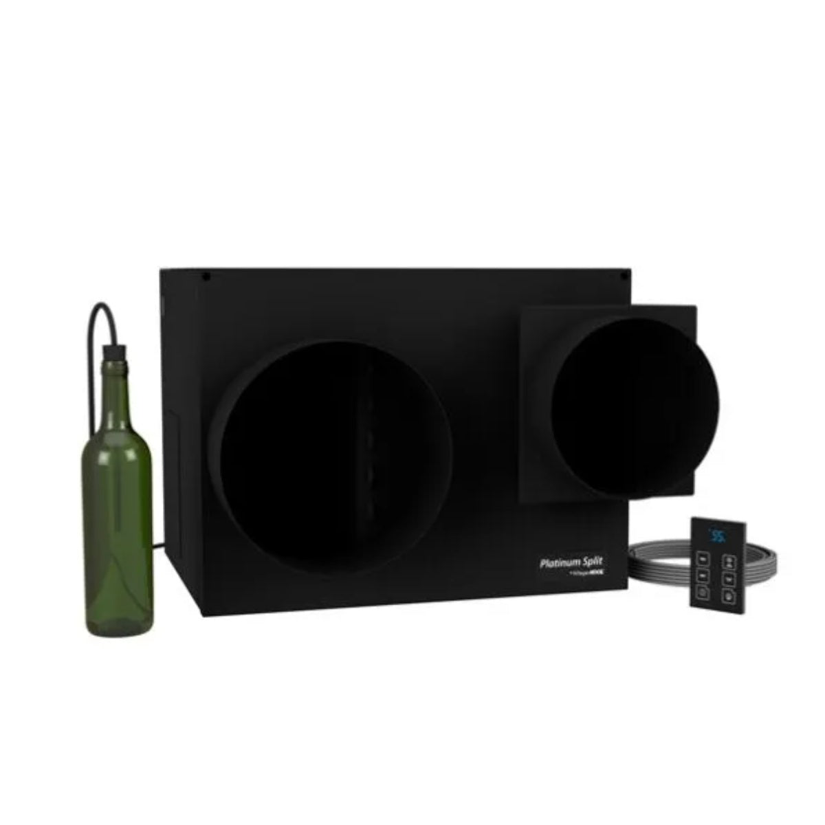 WhisperKOOL Platinum Split 4000 Ducted Wine Cooling System - Front View of the System Studio Image