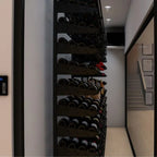 WhisperKOOL Platinum Split 4000 Wall Mounted Wine Cooling System - Showing the wall Mounted Cooling System from the Inside Side View